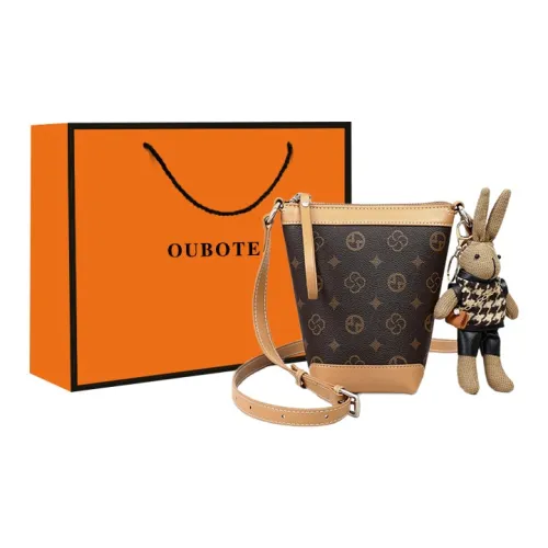 OUBOTE PVC Сумка через плечо Стандартная Женская Кофейного цвета