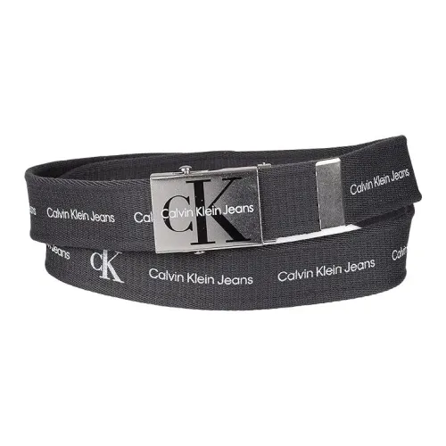 CALVIN KLEIN Полиэстер Ремень Мужской Серый