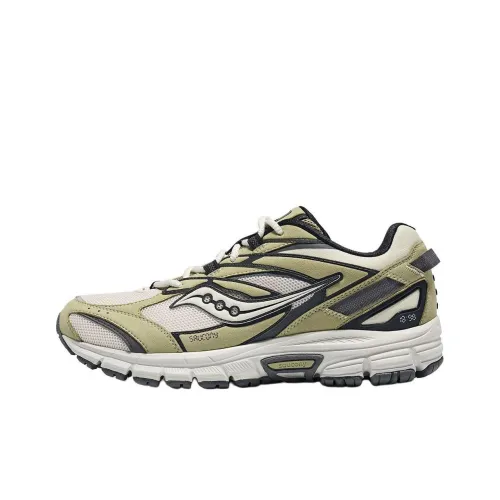 Saucony Cohesion 2K Низ Прочный Устойчивый к Износу Низкий Топ Повседневный Унисекс Белый Зеленый