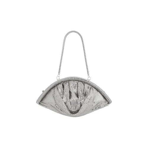 Paco Rabanne Латунь Сумка через плечо Женская Серебряная