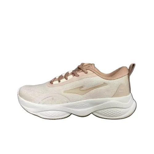 Erke Устойчивые к истиранию амортизаторы низкого профиля для бега Женские Белые Розовые