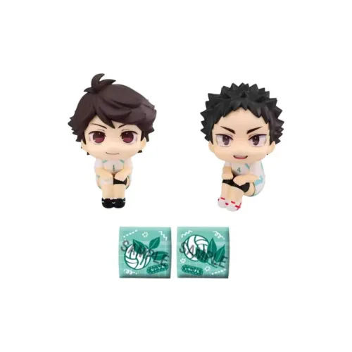 MegaHouse LOOKUP Haikyuu!! Тоору Ойкава Хаджиме Иваизуми Команда UNIFORM Ver. Набор с Особенной Бонусной Фигуркой в стиле Chibi