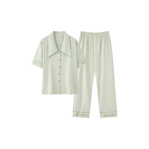 PBENO PD Пижамный комплект женский зеленый