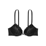 Чёрный гороховый узор