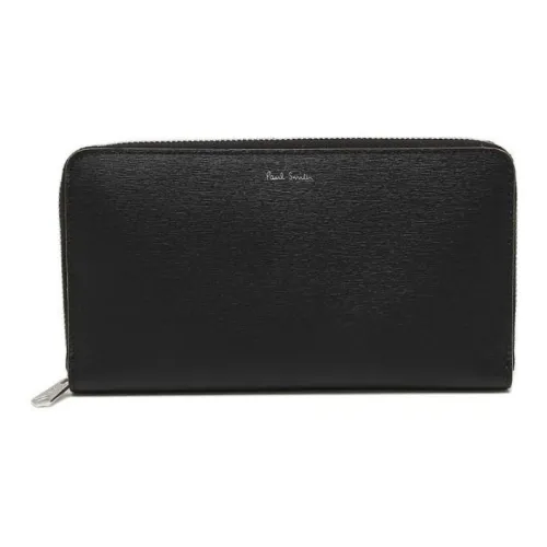Paul Smith Leather Wallet Men's Black Blue Пол Смит Кожа Кошелек Мужской Черный Синий