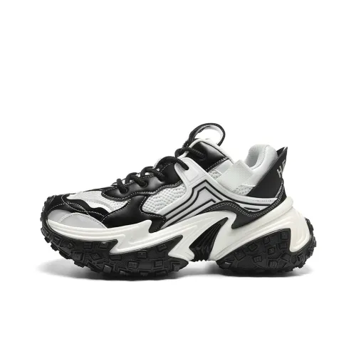 Kuding Устойчивый к истиранию Дышащий Увеличивающий Высоту Низкий Топ Кроссовки с Толстой Подошвой Унисекс