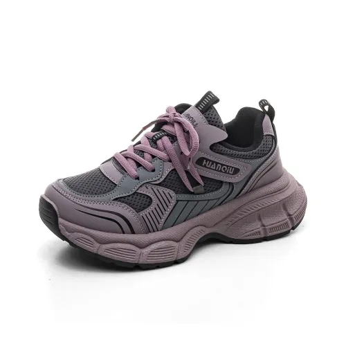HUANQIU Slip-resistant Abrasion-resistant Breathable Low-Top Footwear Women's Purple HUANQIU Противоскользящий Устойчивый к истиранию Дышащие Низкие Кроссовки Женские Фиолетовые