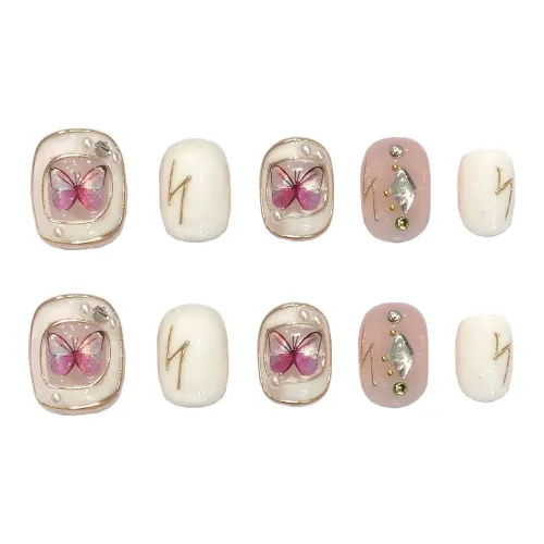 XIAMEIYU Барокко Бабочка Жемчужный Стразы Украшенный Ручной Работы Осветляющий Nail Art 15 мм Фальшивая Погоня