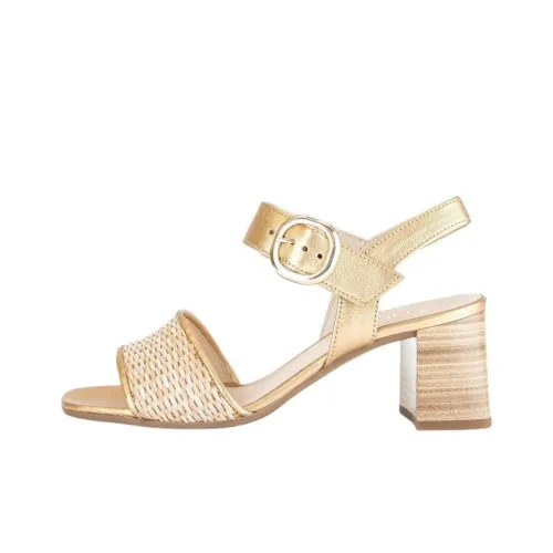 Gabor Мода One Ремешок Сандалии 6,5 см Женские Золотые
