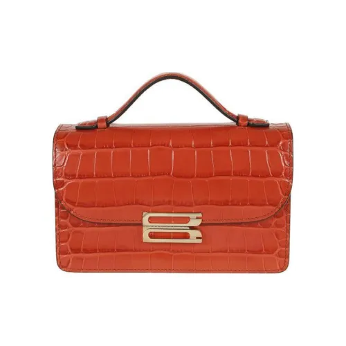 VICTORIA BECKHAM Телячья кожа Одно плечо Сумка Мини Женская Апельсин