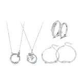 Розовый шип, набор одежды [ожерелье + кольцо + браслет]