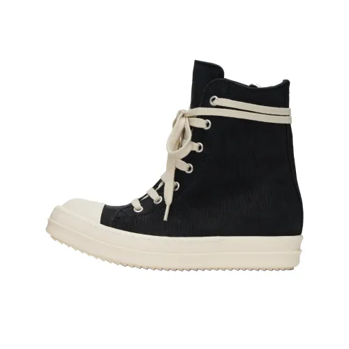 RICK OWENS High Top Canvas Shoes Women's