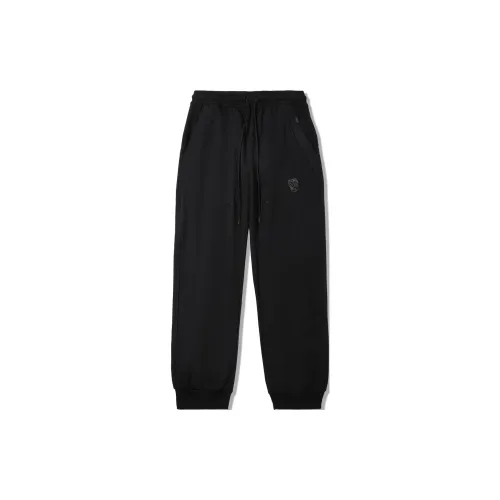 LINING x CHENGLONG LIANMINGKUAN Вязаные тренировочные брюки мужские черные