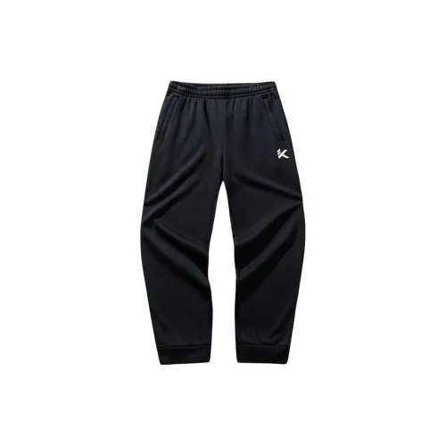 Anta Basketball Collection Черные Мужские Вязаные Тренировочные Штаны