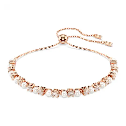 Swarovski Браслеты с синтетическим кубическим цирконием женские розовое золото