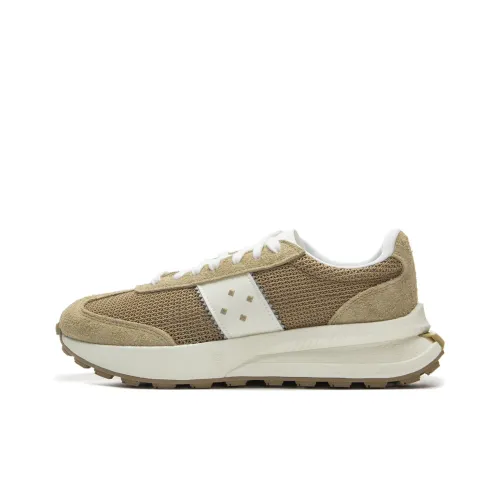 LINING Lightweight Boat Устойчивый к истиранию низ Резистентное покрытие Низкий топ Повседневный Унисекс Хаки