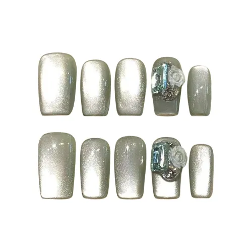 SHANGSHIQIN Прозрачный Чай Яшма Кошачий глаз Осветляющий Лак для ногтей Премиум 3D Эффект Камелия 25 мм Средний LADDER