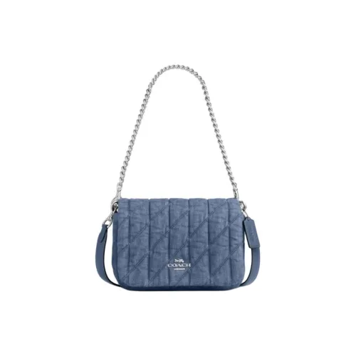 COACH Сумка через плечо среднего размера женская индиго