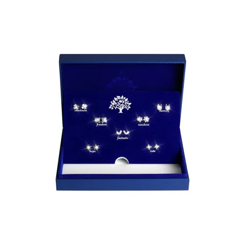 Specialoutlook 999 Fine Серебряные игольные серьги-гвоздики для женщин