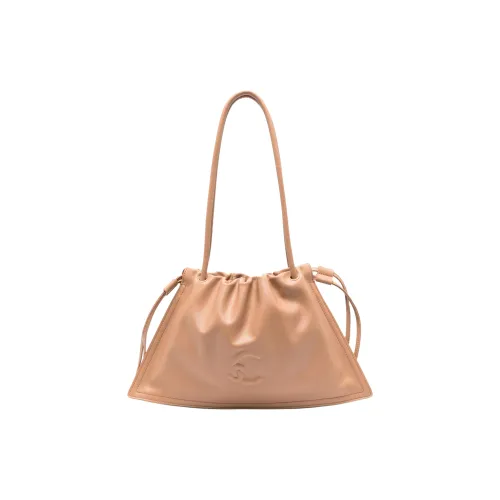 COCCINELLE Сумка через плечо из телячьей кожи женская цвет коньячный коричневый