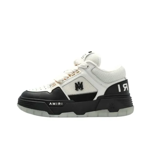 AMIRI MA 1 Low Топ Скейтборд Кроссовки Женские Черный Белый