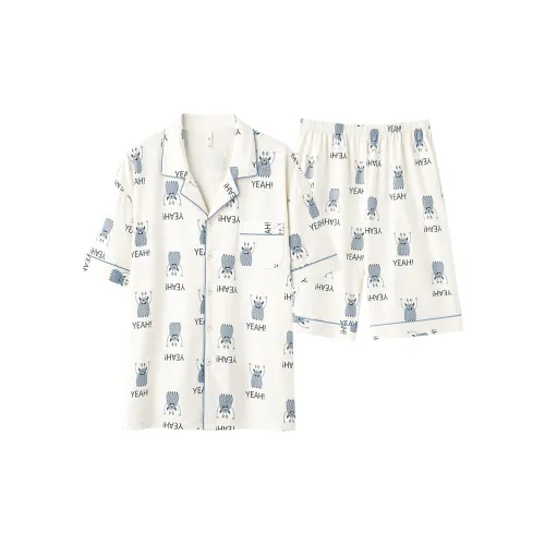 WANANNI 5E5173 Синий Унисекс Пижамные комплекты