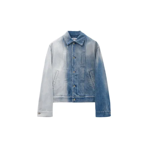 LOEWE SS25 Denim Jacket Men's Blue