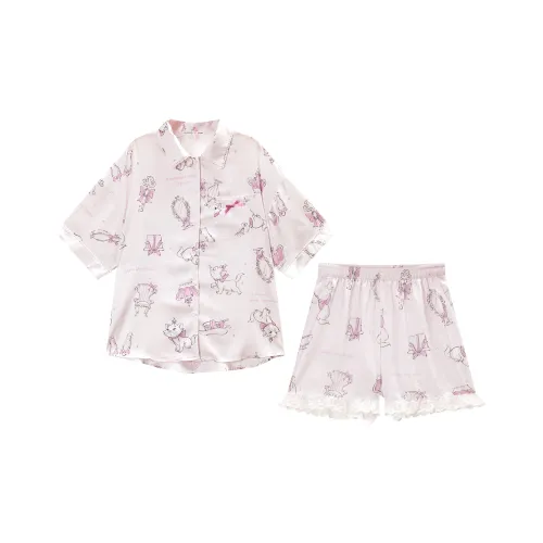 GUKOO x Disney Пижамный комплект Женские Светлый Румяный Розовый