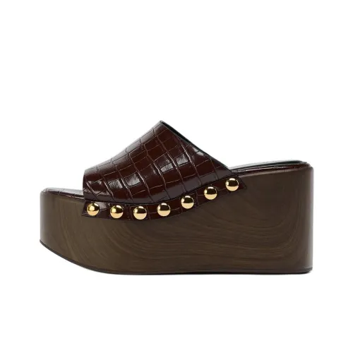 ZARA Устойчивые к истиранию Слипоны Женские Коричневый