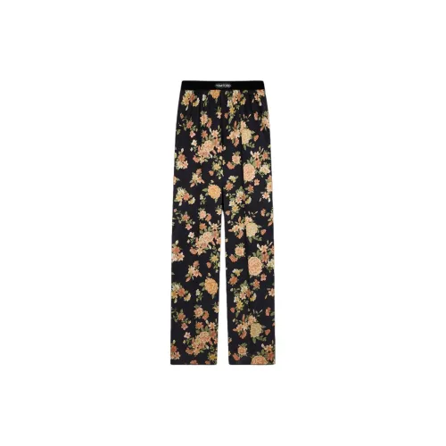 TF Пижамные штаны женские черные розовые