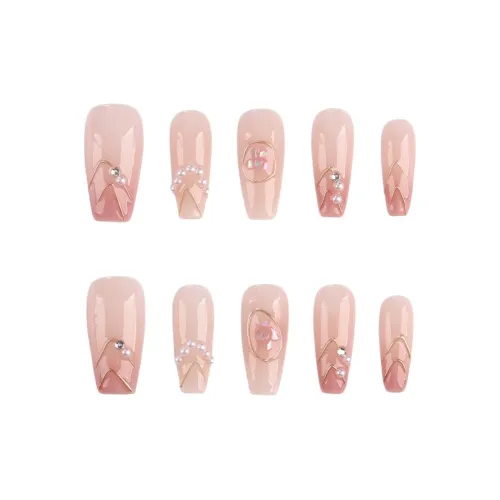 SHANGSHIQIN Мягкий PURE Elegance Brightening False Nail 25mm Средний LADDER Мягкий Градиентный