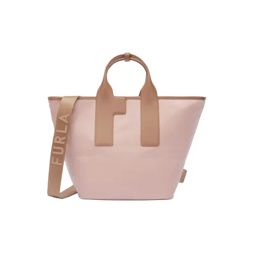 Furla Piuma Нейлон Сумка-тоут Сумка для покупок Сумка через плечо Сумка Большая Женская Розовая