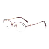 Фиолетовый | Розовое золото-C06 Только оправа