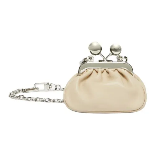 WEEKEND MaxMara Сумка через плечо из кожи сумка на плечо женская песочного цвета