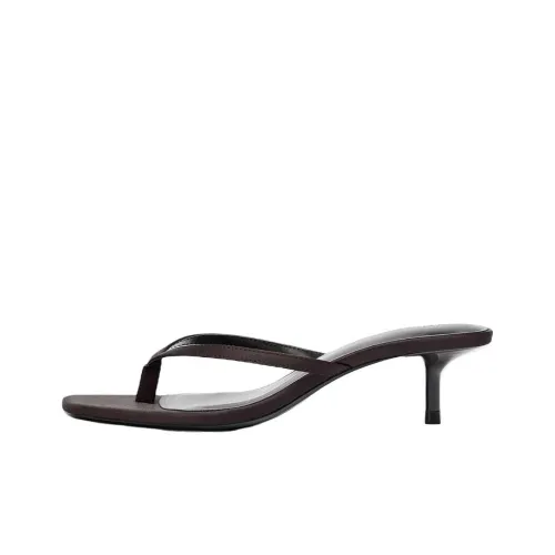 ZARA Шлепанцы Коричневые Женские