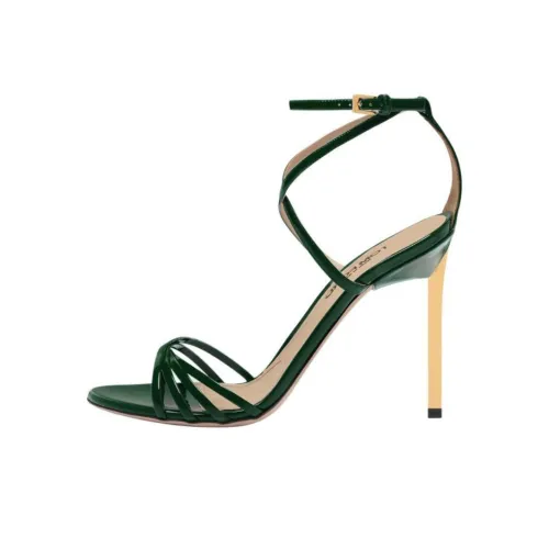 TF IDA one Ремень Сандалии 10,5 см Женские Зеленый