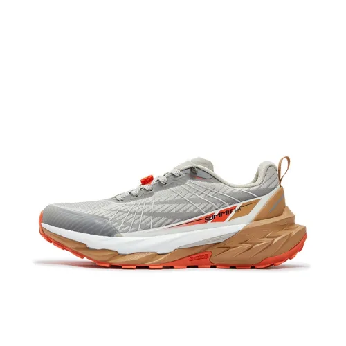 361° Амортизаторы Slip-resistant устойчивые к истиранию Низкий топ Повседневные Беговые кроссовки Мужской Цинково-железный серый