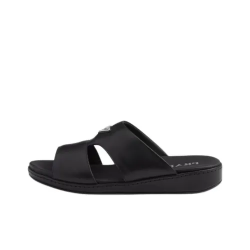 PRADA Шлепанцы Мужские Черные