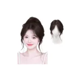 [Double S Brackets] Корейский стиль Micro Curl Чёлка "восьмёрка" - Mocha 27 см