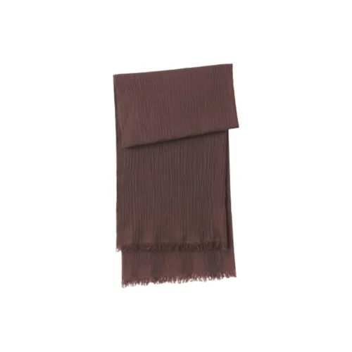 MUJI Sheep Wool Knit Шарфы Женские Коричневый