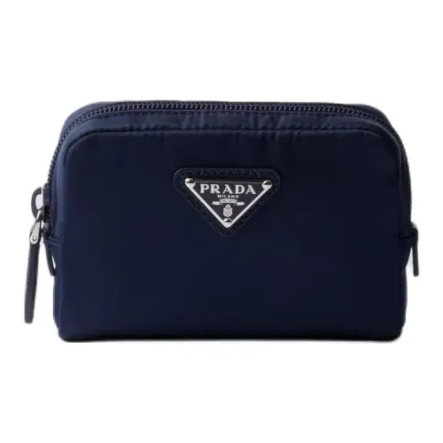 PRADA RE Нейлон Косметичка Женская Морской Синий
