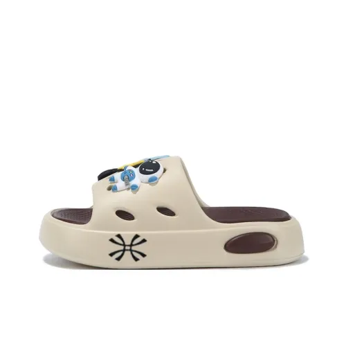 Детский ЮЙЧЖАОЛИНЬ противоскользящие домашние тапочки для детей цвет хаки и коричневый