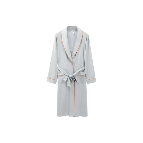 Cotton Gene Мужской халат Sleep светло-серый