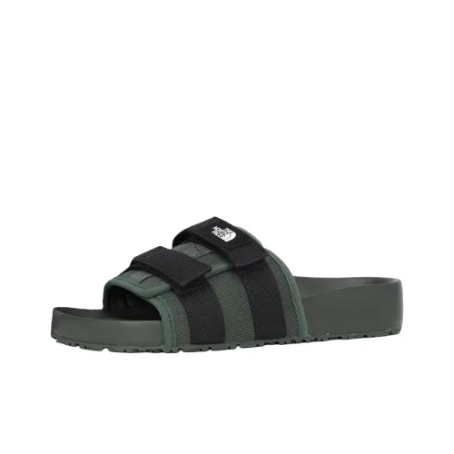 THE NORTH FACE WOVEN SLIDE EX Противоскользящие Быстросохнущие Слипоны Женские Зеленый Черный