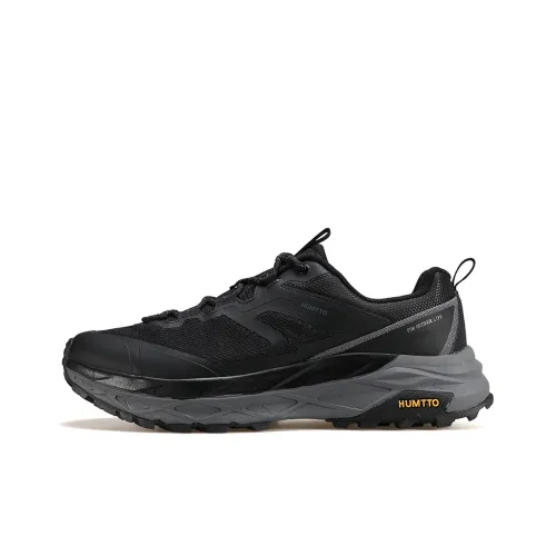 HUMTTO Амортизаторы Устойчивые к истиранию Низкий Топ Походная обувь Мужская Черная