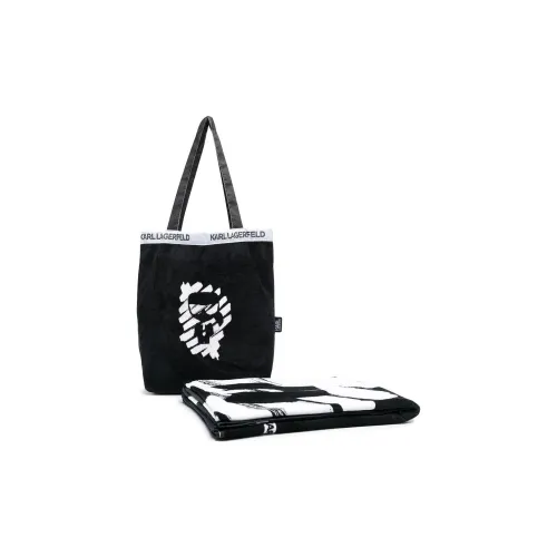 KARL LAGERFELD Органический хлопок Тоут Сумка Сумка для покупок Сумка Мужская Черная