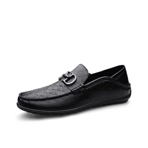 Reivanti Лоферы с резиновым подошвой Мужской Черный