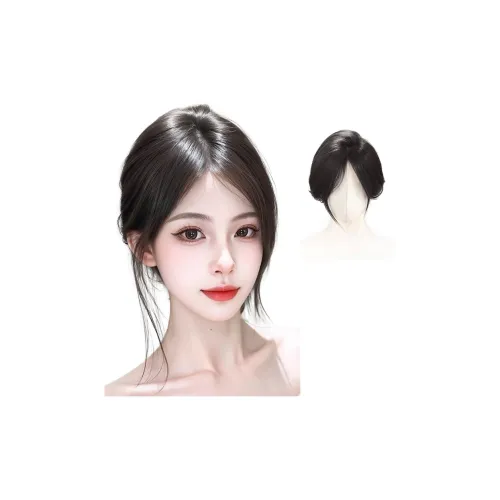 WANWANFENG Комбинированная парик с вашими прядями LADY из человеческого волоса короткая прямая