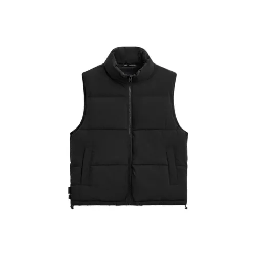 ZARA Черный мужской пуховик