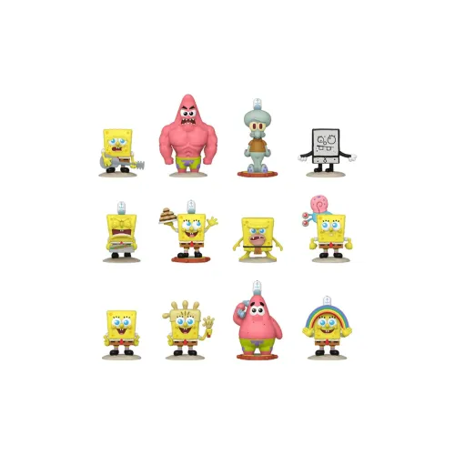 Funko SpongeBob 25th Anniversary Edition Tiby Cute Trendy Toy Blind Boxes Full Set 12 Pcs